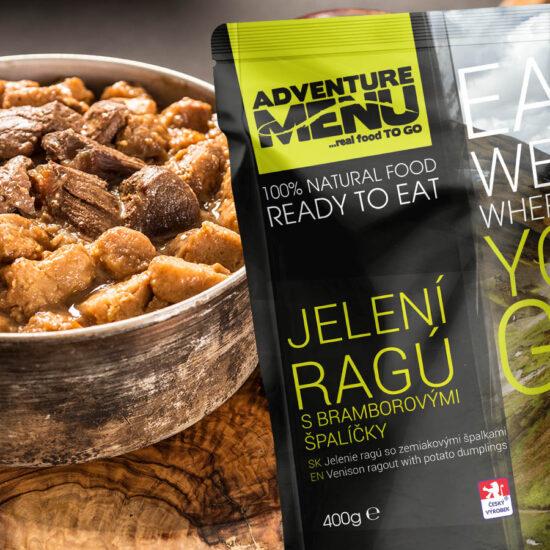 Adventure menu jelenie ragú so zemiakovými kúskami