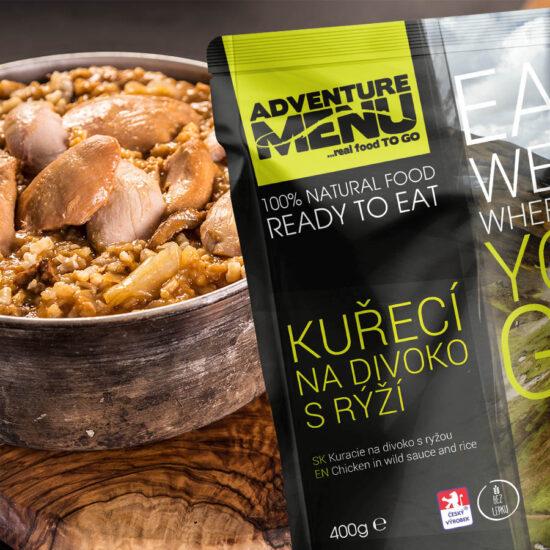 Adventure menu kurča na divoko s ryžou