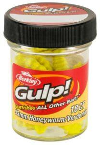 Berkley umelé nástrahy gulp honey worm-honey yellow 3