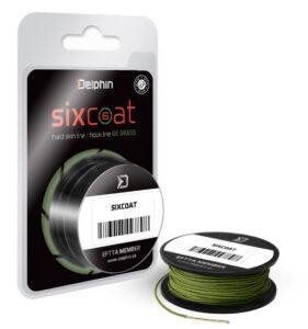 Delphin náväzcová šnúra skin line sixcoat grass 25 lb-návin 13 m