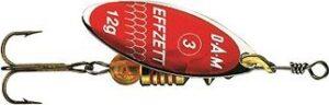 Effzett Predator Spinner 12 g Veľkosť 3 Red-Glitter