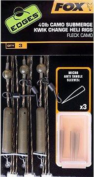 FOX Camo Submerge Heli Rigs Kwik Change Kit 40 lb 3 ks