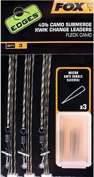 FOX Camo Submerge Leaders Kwik Change 40 lb 3 ks
