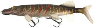 Fox rage gumová nástraha pike replicant shallow supernatural wounded pike-25 cm 108 g