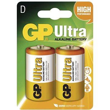 GP Ultra Alkaline LR20 (D) 2 ks v blistri