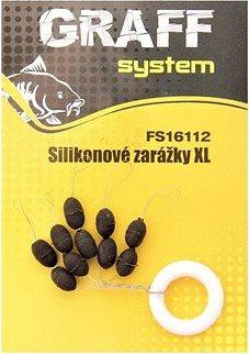 Graff Silikonové zarážky XL Černé 10ks