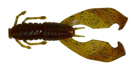Gunki gumová nástraha boogie craw pumpkin green flake-9 cm 8
