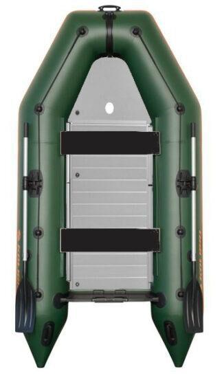 Kolibri čln km-360 d zelený hliníková podlaha