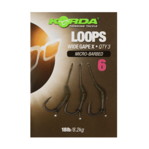 Korda hotové náväzce loop rigs df wide gape barbless 8