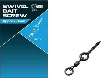 Nash Swivel Bait Screw 8 mm 10 ks