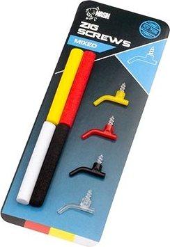 Nash Zig Screws Large Mixed 4 ks