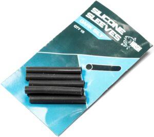 Nash silicone sleeves dark silt