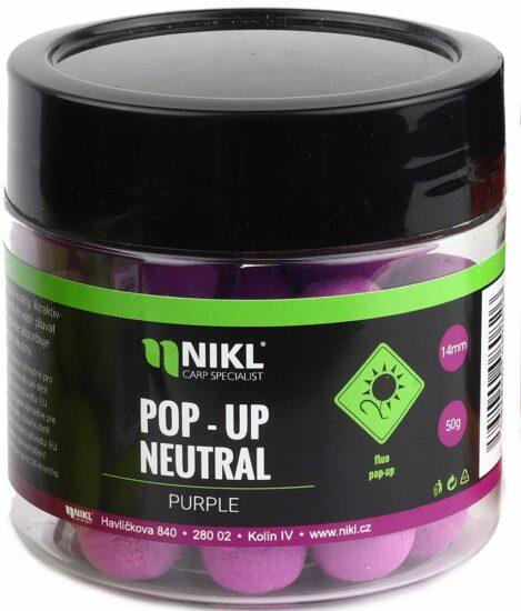 Nikl fluoro pop up neutral 10 mm 20 g-fialová