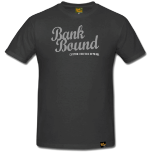 Prologic tričko bank bound custom dark grey tee-veľkosť s