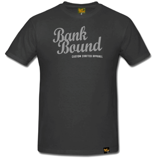 Prologic tričko bank bound custom dark grey tee-veľkosť s