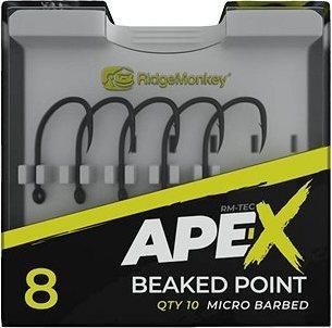 RidgeMonkey Ape-X Beaked Point Barbed 10 ks