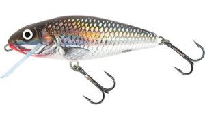 Salmo wobler perch floating holographic grey shiner-12 cm 36 g