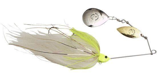 Savage gear blyskáč da mega bush white chartruese - 55 g
