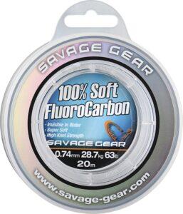 Savage gear florocarbon soft fluoro carbon 20 m - priemer 0