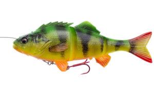 Savage gear gumová nástraha 4d line thru perch ss 02 firetiger-17 cm 63 g