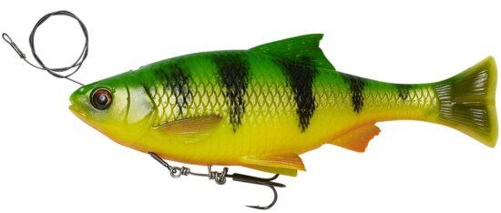 Savage gear gumová nástraha 4d line thru pulse tail roach firetiger-21 cm 150 g