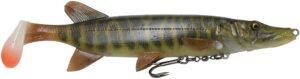 Savage gear gumová nástraha 4d pike shad ss striped pike - 20 cm 65 g