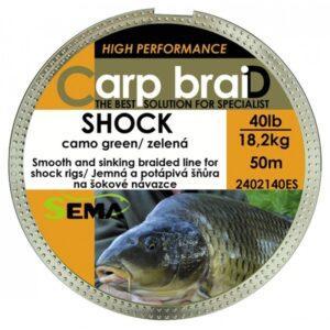 Sema šoková šnúra shock 50 m camo-priemer 30 lb / nosnosť 13