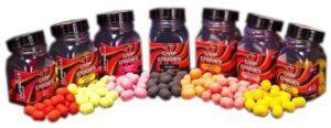 Sportcarp plávajúce nástrahy carp candies 100 ml 15mm-spicy squid (korenistá oliheň)