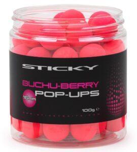Sticky baits plávajúce boilies buchu berry pop-ups 100 g-12 mm
