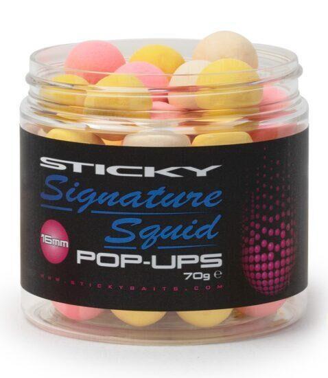 Sticky baits plávajúce boilies signature squid pop-ups 70 g-14 mm