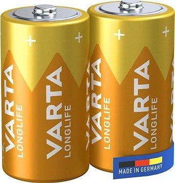 VARTA alkalická batéria Longlife C 2 ks