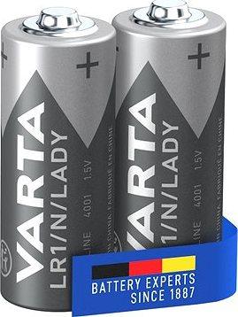 VARTA špeciálna alkalická batéria LR1/N/Lady 2 ks