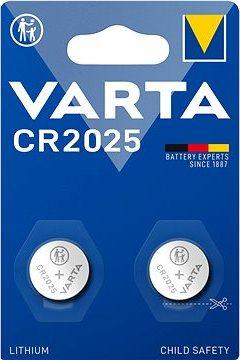 VARTA špeciálna lítiová batéria CR 2025 2 ks