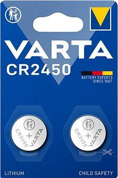 VARTA špeciálna lítiová batéria CR 2450 2 ks