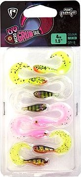 FOX Rage Micro Grub Tail Ultra UV 4 cm Mixed Colours 8 ks