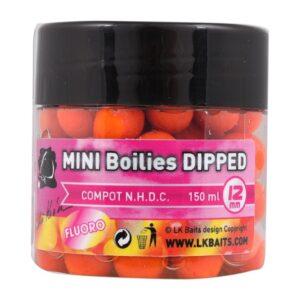 Lk baits mini boilies a dip compot nhdc 12 mm 150 ml