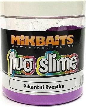 Mikbaits - Fluo slime obalovací Dip Pikantná Slivka 100 g