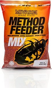 Mivardi Method feeder mix Krill & Robin Red 1 kg